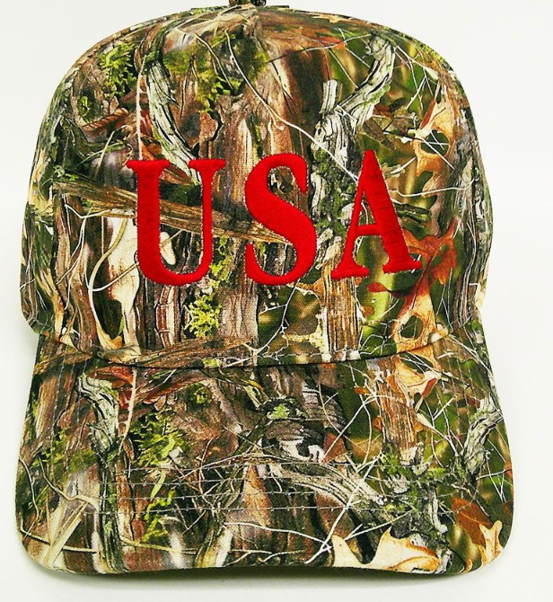 Embroidered Camo Hat