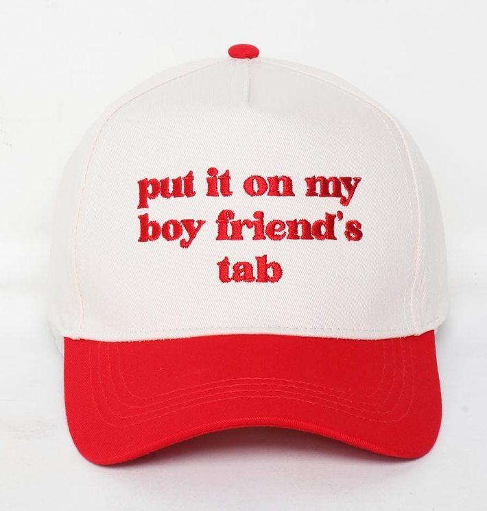 Boyfriend’s Tab Hat
