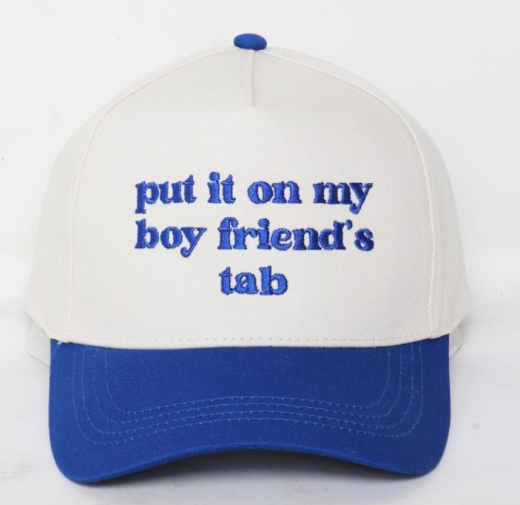 Boyfriend’s Tab Hat