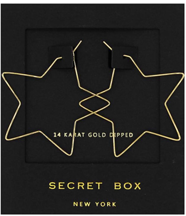 Gold Star Earrings
