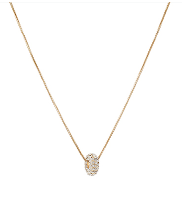 Donut Rhinestone Necklace