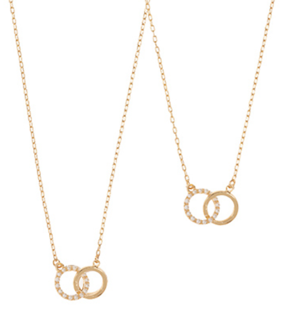 Infinity Ring Necklace Set