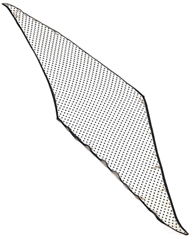 Polka Dot Diamond Shape Scarf