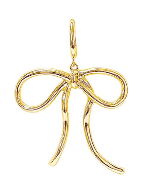 Gold Bow Pendant