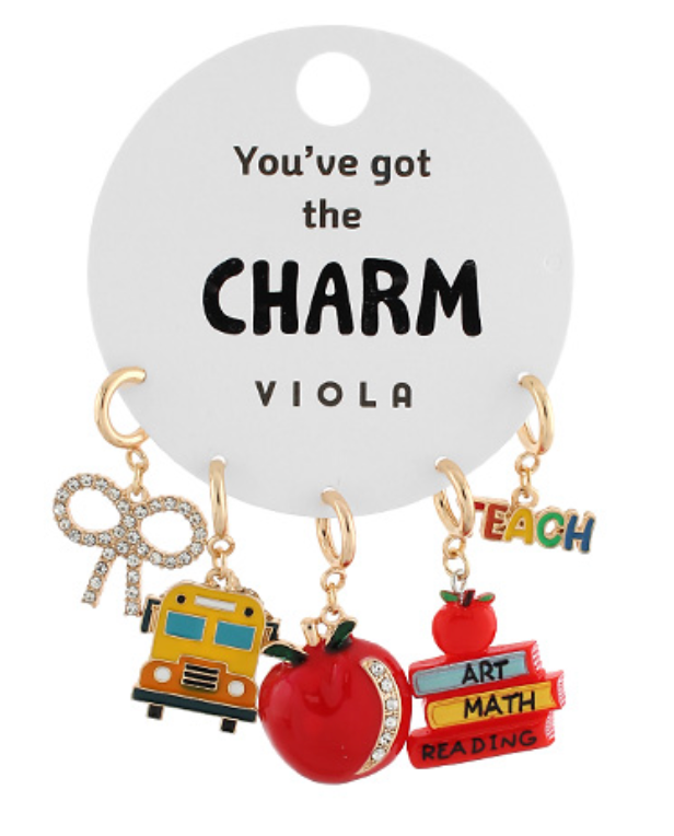School Multi Charm Set