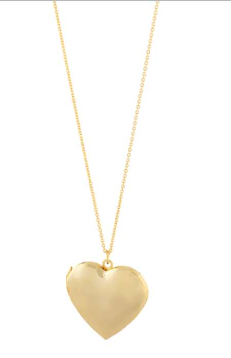 Gold Bold Heart Necklace