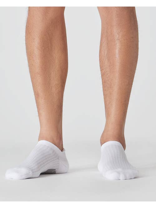 Never Show Socks | Active | White | 3-Pack