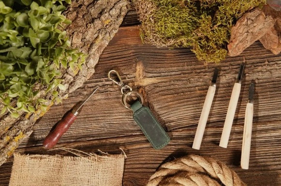 Leather Keychain