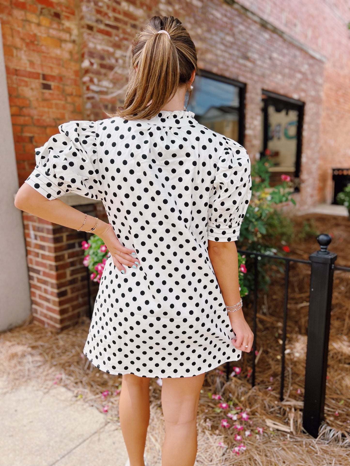 Polka Dot Mini Dress