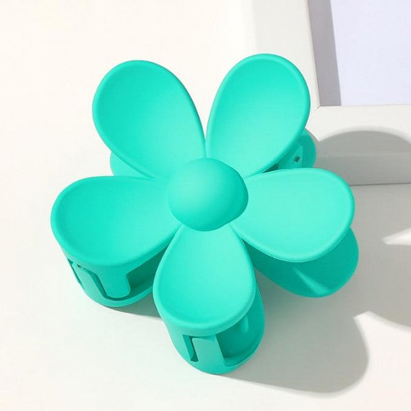 Matte Flower Hair Clip