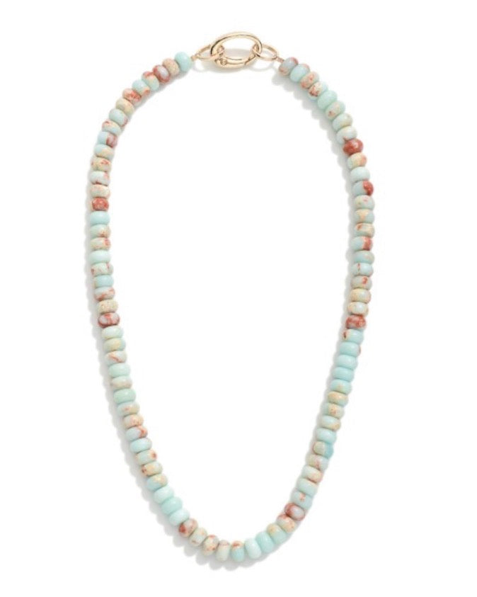 Candy Stone Beaded Necklace