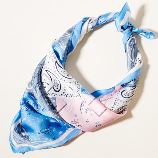 Paisley Patchwork Print Scarf Bandana