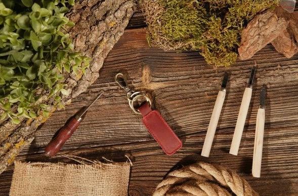 Leather Keychain