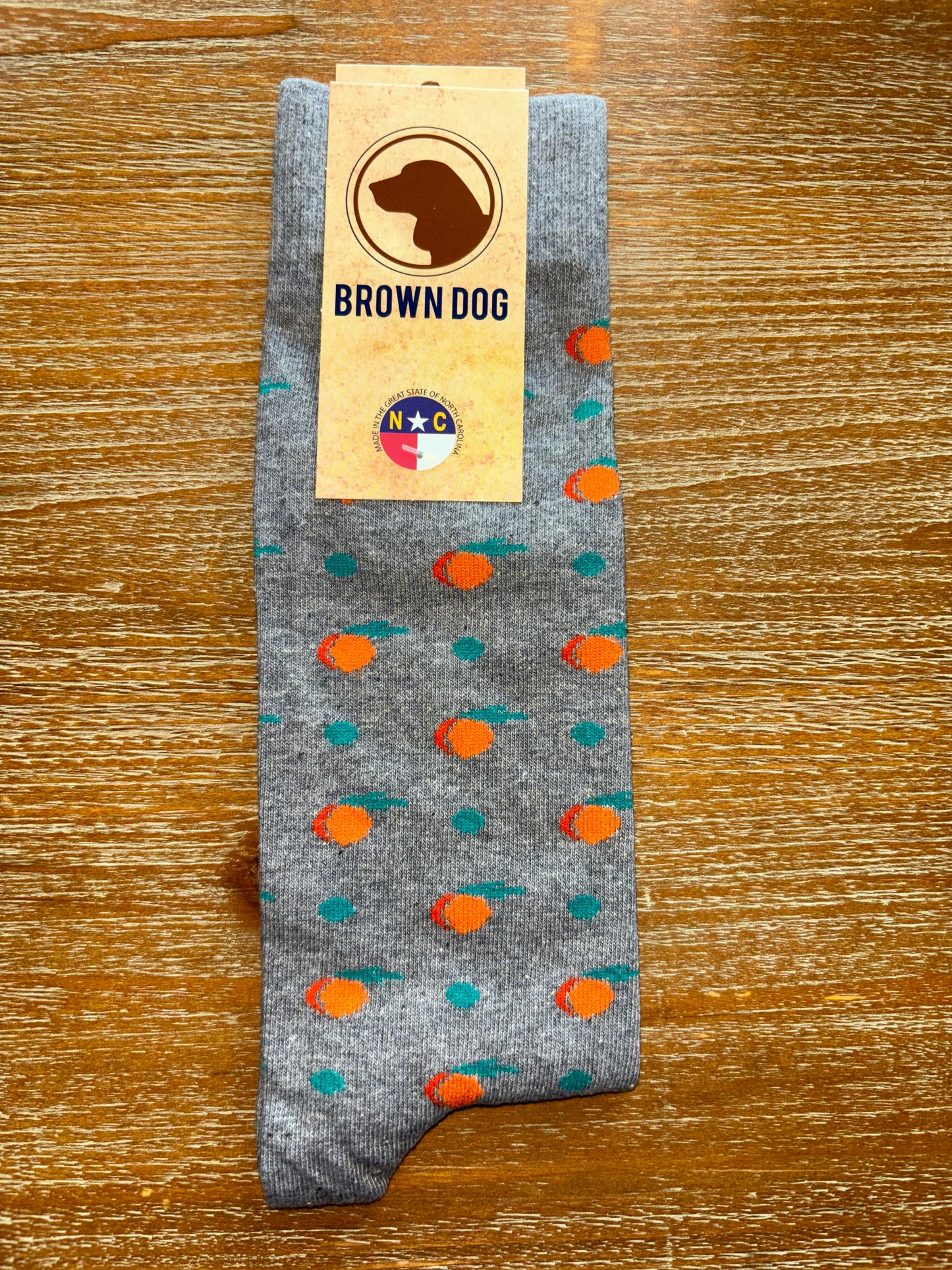 Brown Dog Tall Socks