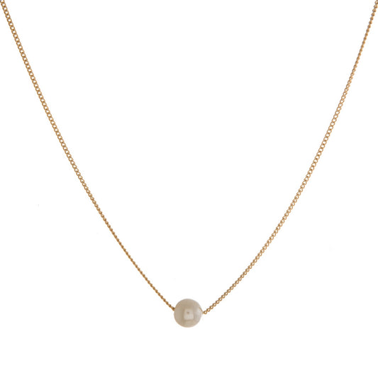 Pearl Bead Pendant Necklace