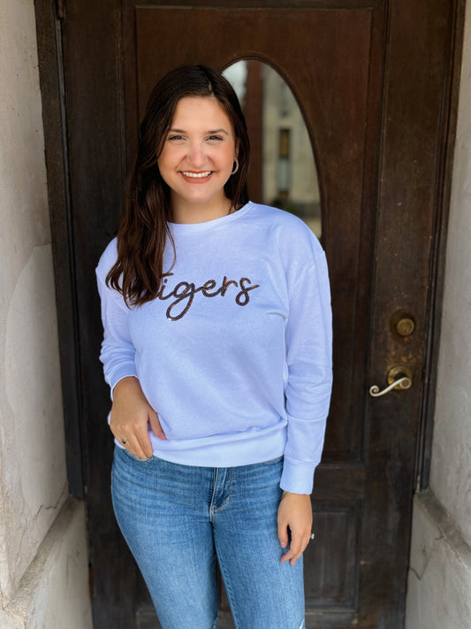 Tigers Sequin Sweatshirt