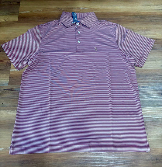 Copper Stripe Polo