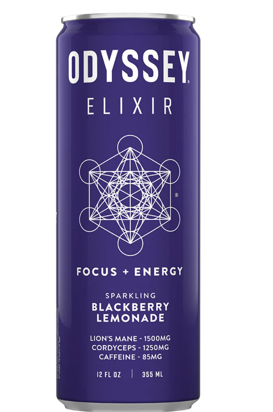 Odyssey Elixir Focus + Energy Sparkling Mushroom Drink