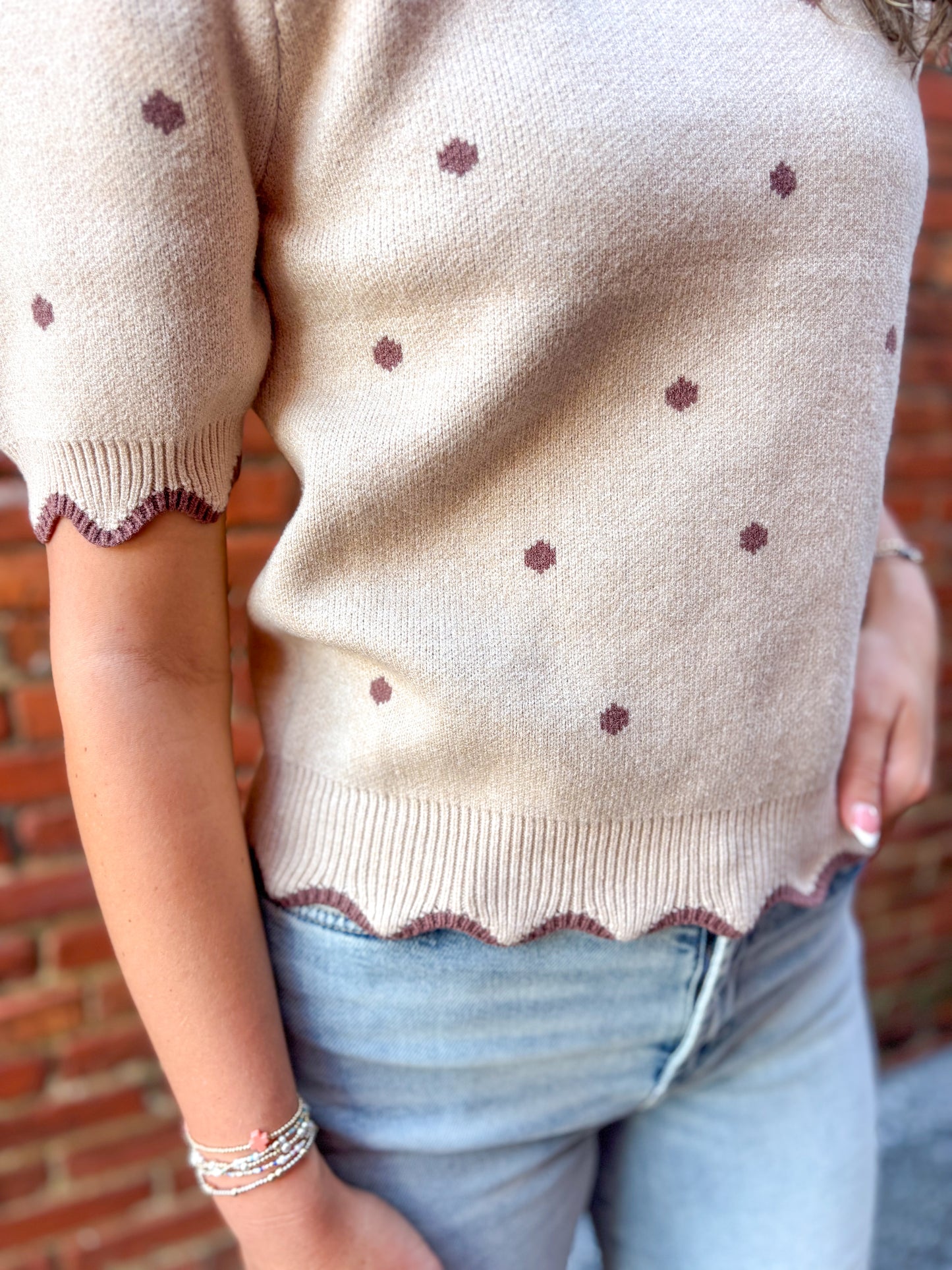 Polka Dot Sweater