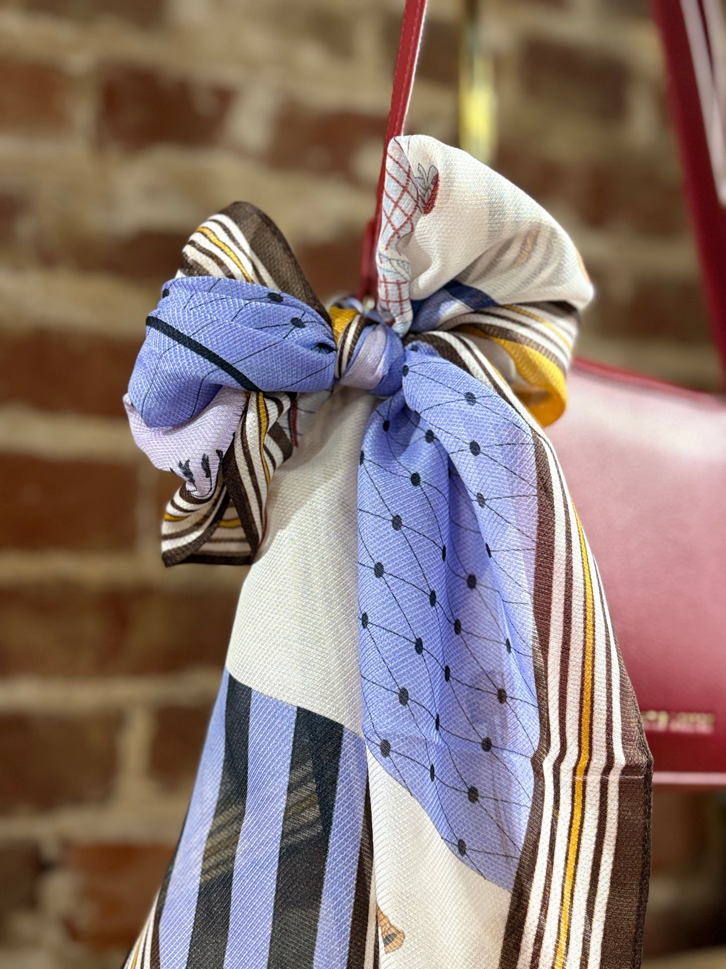 Horse Print Diamond Shape Scarf