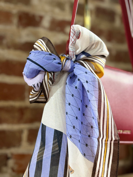 Horse Print Diamond Shape Scarf