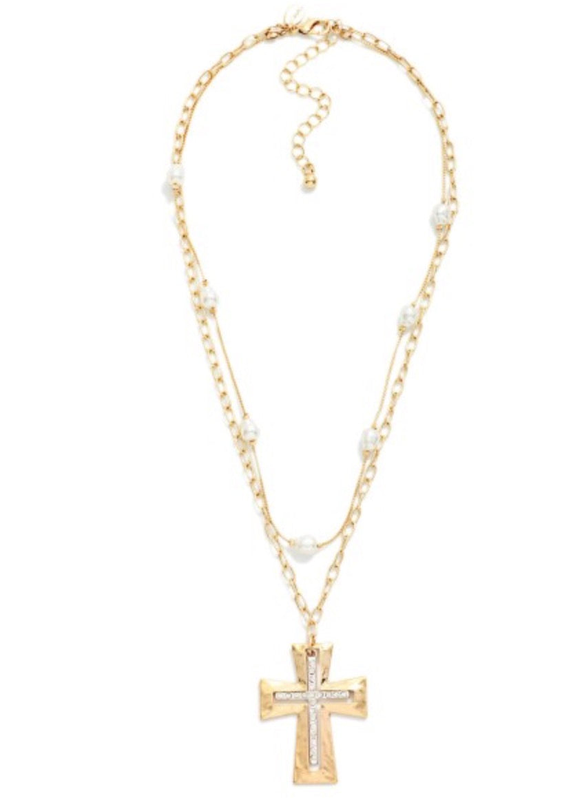 Layered Chain Link Necklace