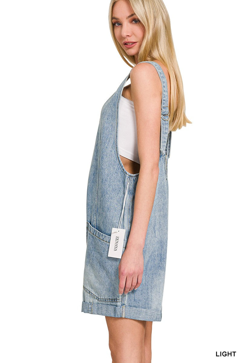 Denim Overalls Romper