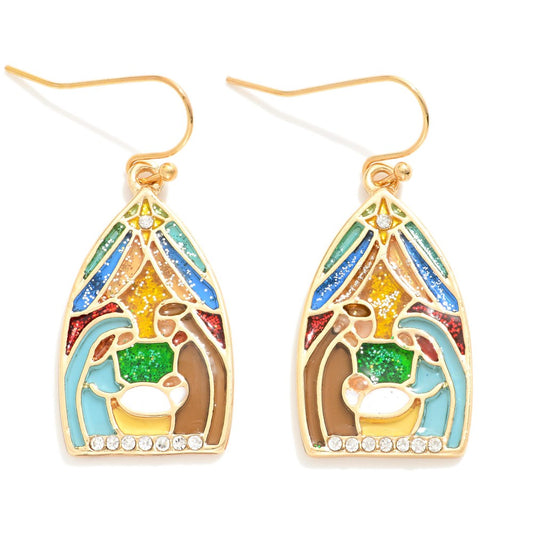 Nativity Scene Earrings
