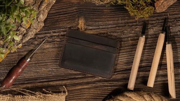 Leather Card Holder Wallet