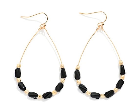 Wire Teardrop Earrings
