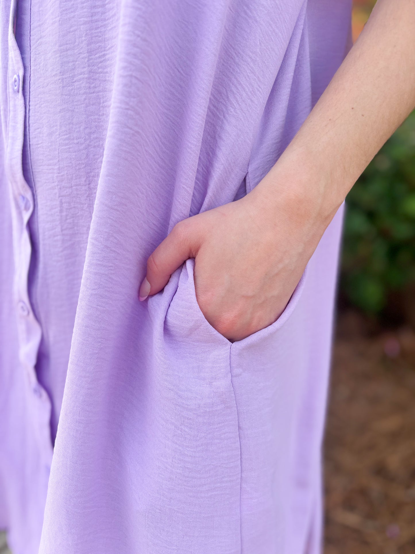 Button Down Mini Dress