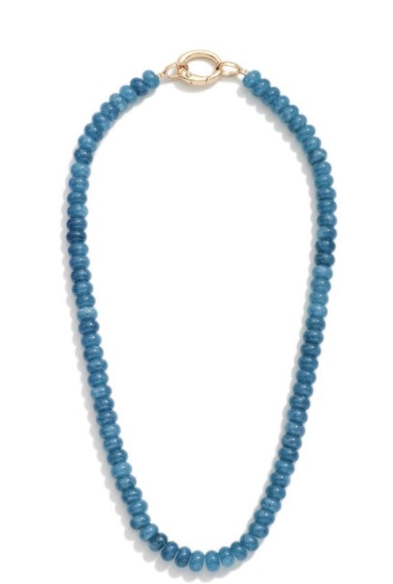 Candy Stone Beaded Necklace