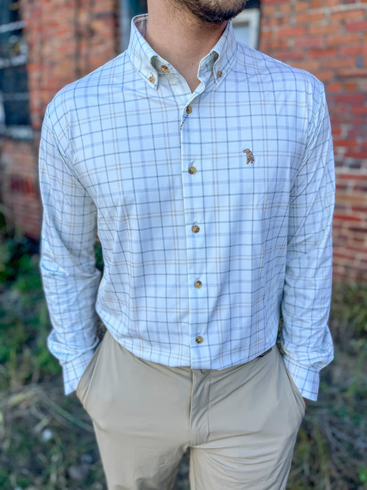 Gentry Check Button Down