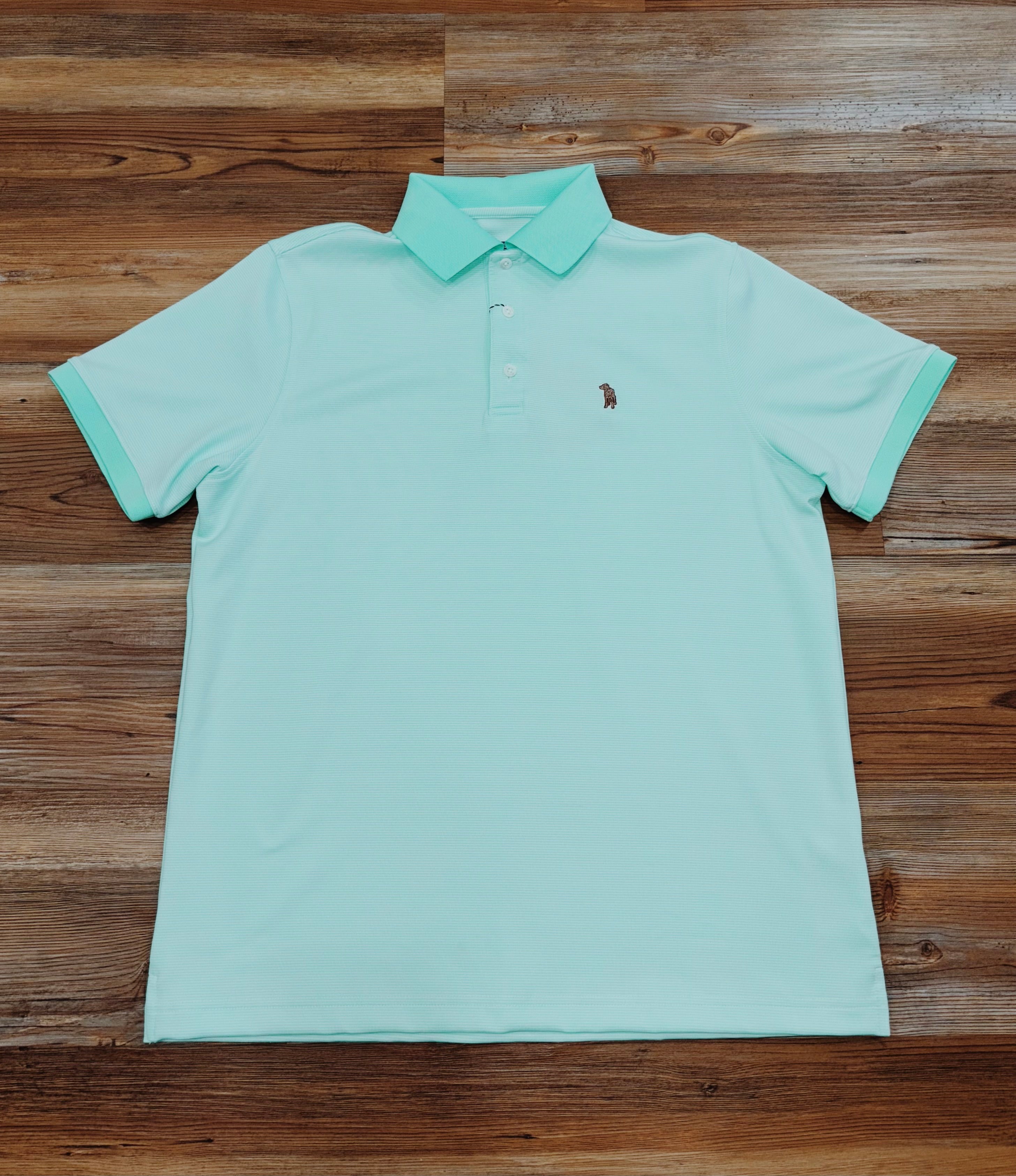 Green Ash Stripe Polo