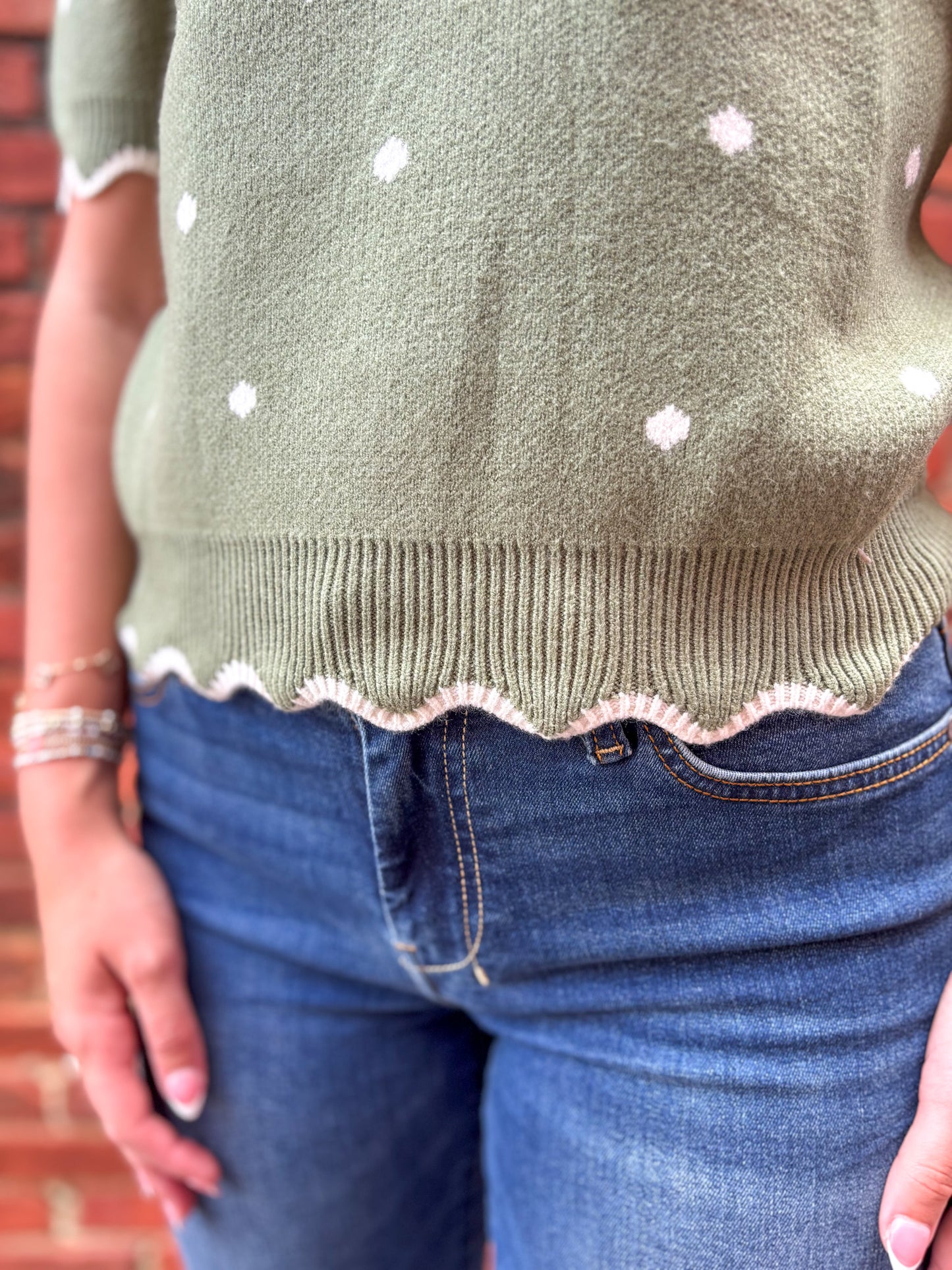 Polka Dot Sweater
