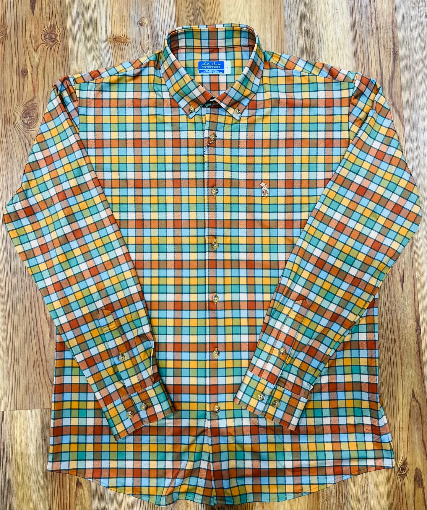 Georgia Clay Check Button Down