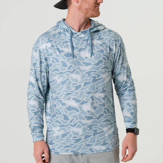 Performance Hoodie- Seaside Camo