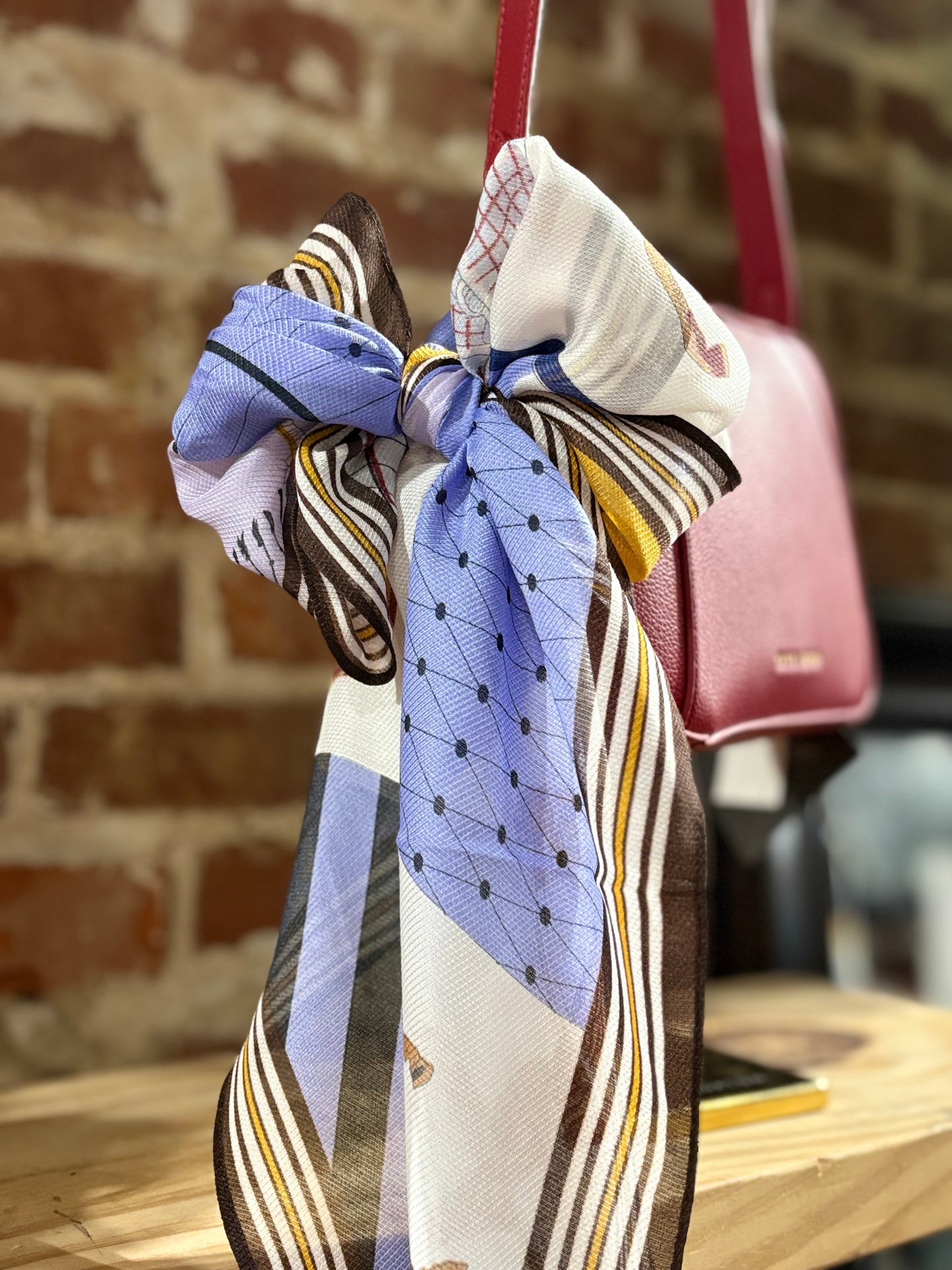 Horse Print Diamond Shape Scarf