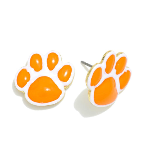 Painted Metal Paw Studs