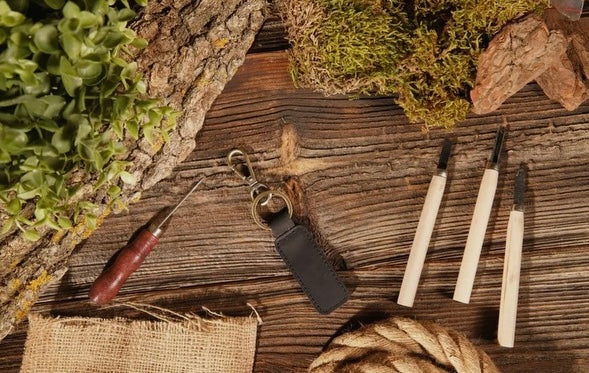 Leather Keychain