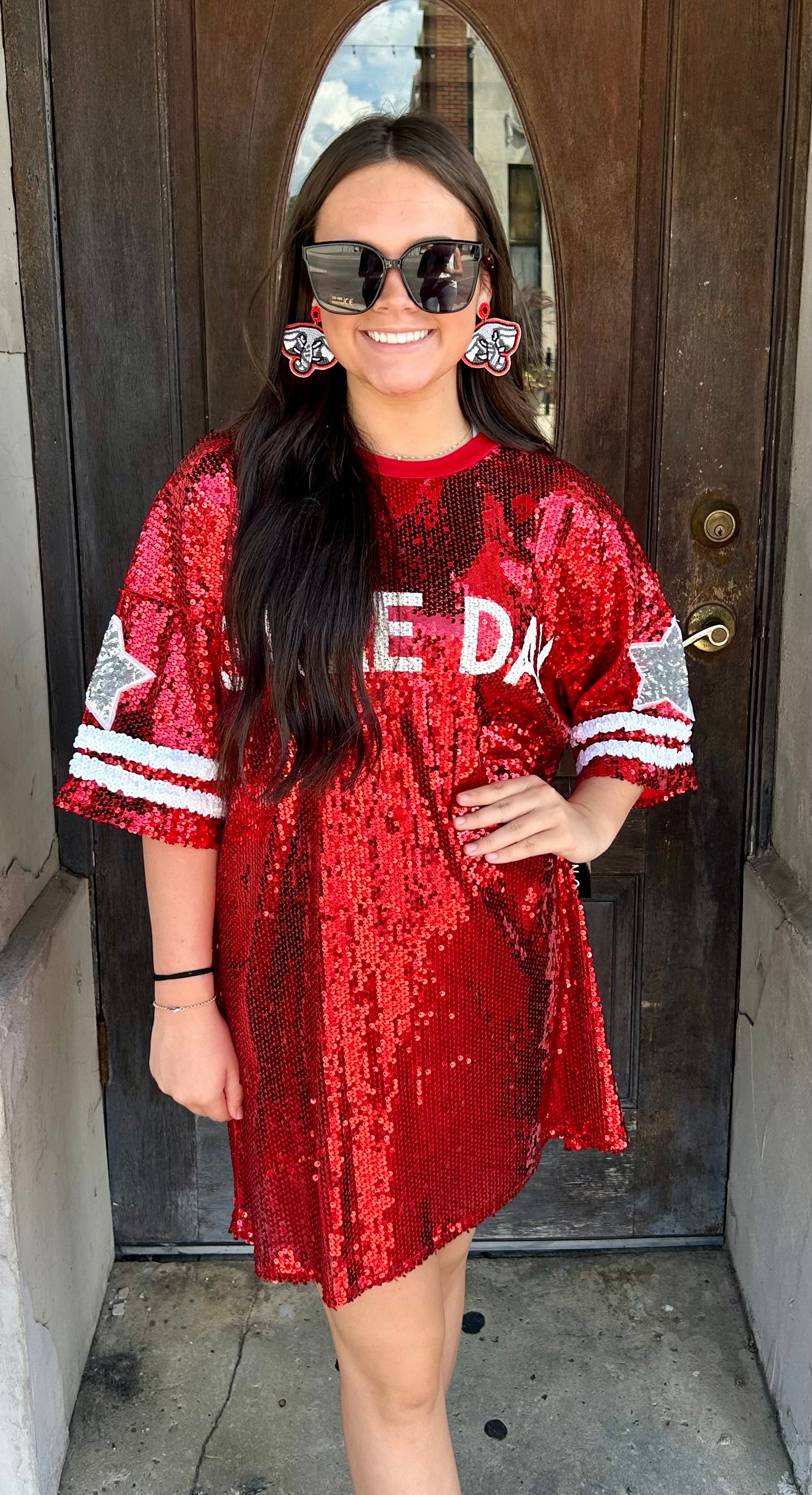 Game Day Sequin Dress