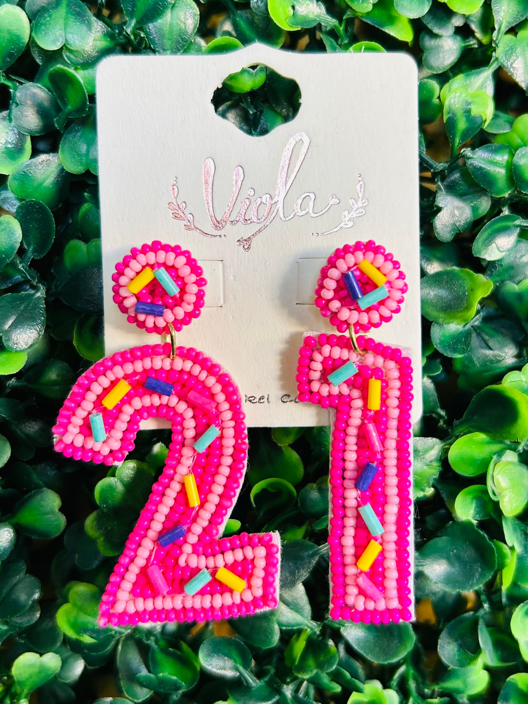 Birthday earrings