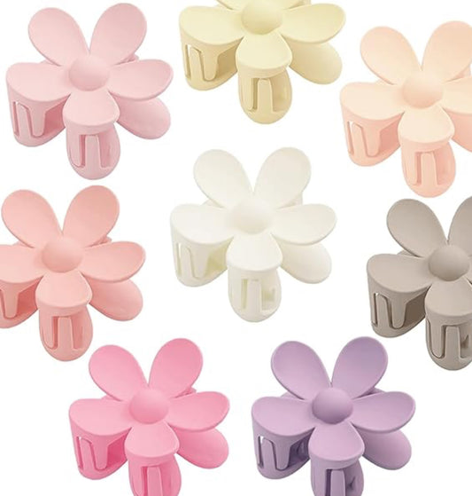 Matte Flower Hair Clip