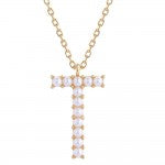 Pearl Initial Letter Necklace