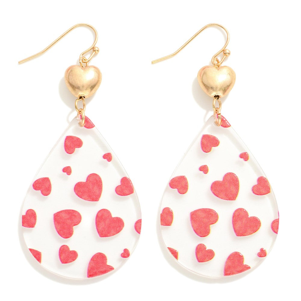 Valentine's Day Teardrop Earring