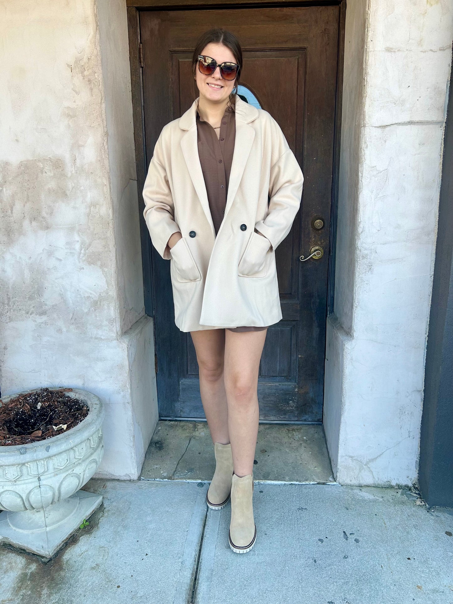 Oversized Half Length Coat