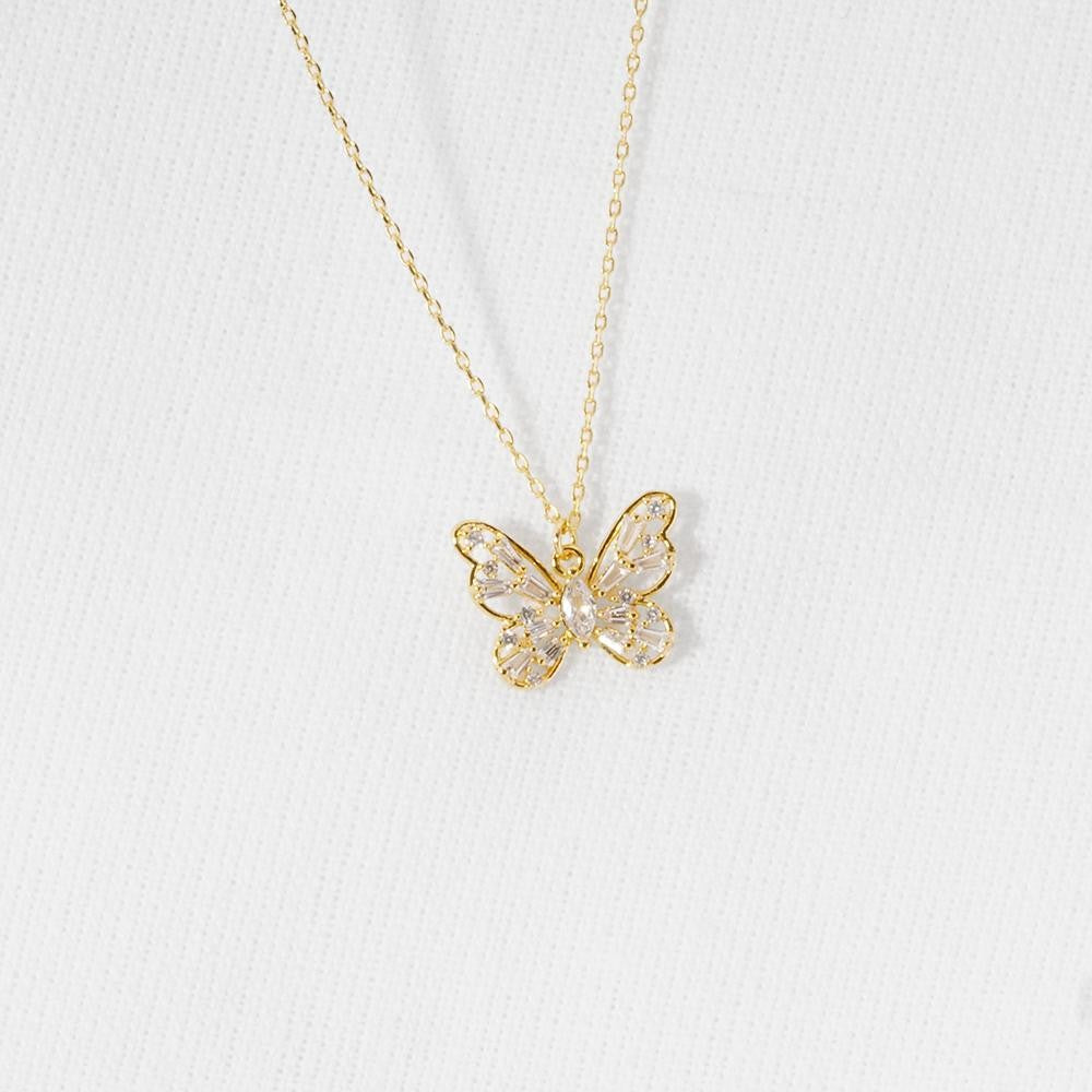 Dainty Butterfly Necklace