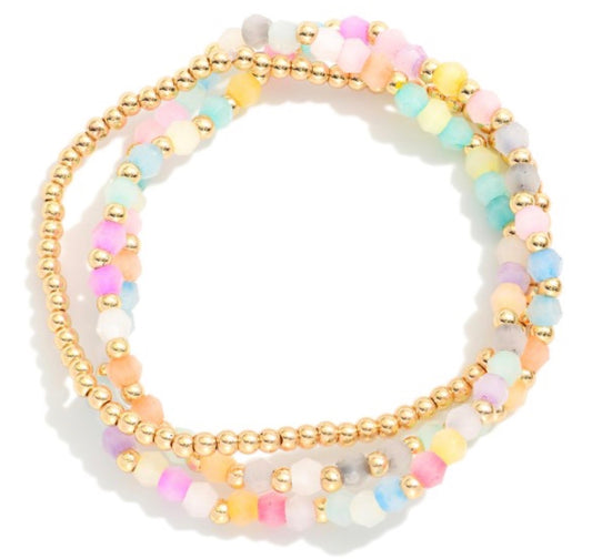Multi Color Beaded Bracelets