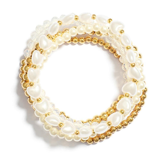Pearl and Heart Bracelet