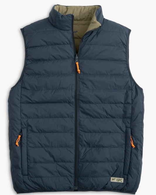 Field Series Reversible Down Vest Navy/Olive